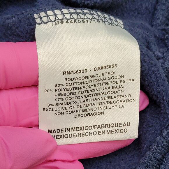 Sanborn Football Hoodie Large 26x25 Oversized Boxy Sun-Faded - Picture 8 of 15